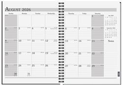 14 Month Academic Planner (July - August)